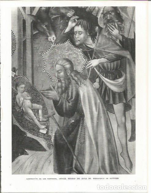 Otros art&iacute;culos de coleccionismo en papel: LAMINA 21586: Adoracion de los Reyes, retablo en Banyoles - Josep Pla