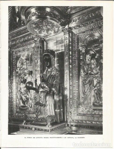 Altri oggetti di carta: LAMINA 21643: La Virgen de Montserrat - Josep Pla