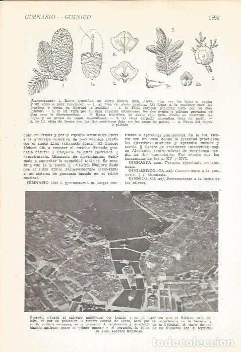 Otros art&iacute;culos de coleccionismo en papel: LAMINA 22243: Vista aerea de Ginebra, Suiza - VVAA