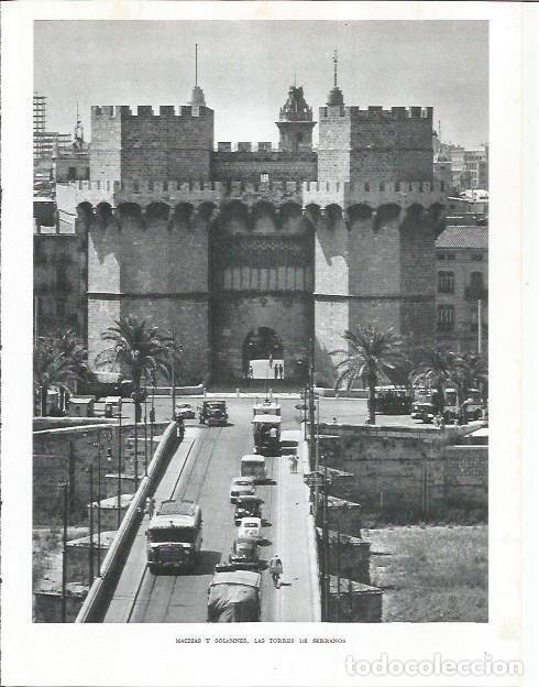 Otros art&iacute;culos de coleccionismo en papel: LAMINA 21838: Torres de Serranos en Valencia - Joan Fuster
