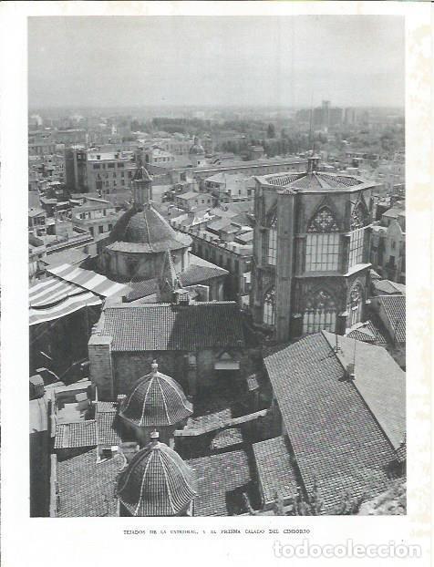 Otros art&iacute;culos de coleccionismo en papel: LAMINA 21821: Tejados de la catedral de Valencia - Joan Fuster