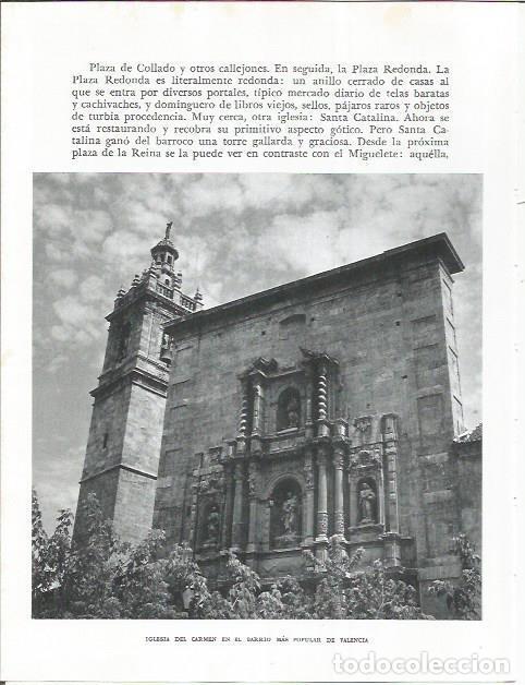 Otros art&iacute;culos de coleccionismo en papel: LAMINA 21839: Iglesia del Carmen en Valencia - Joan Fuster