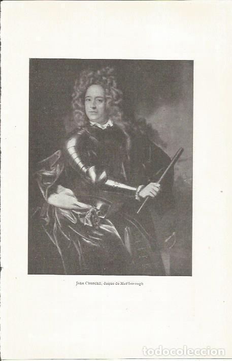 Otros art&iacute;culos de coleccionismo en papel: LAMINA 23874: John Churchill, duque de Marlborough - Jaime Vicens Vives