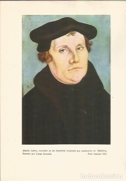 Collectionnisme Papier divers: LAMINA 24757: Marin Lutero, por Lucas Cranach - Martin de Piquer