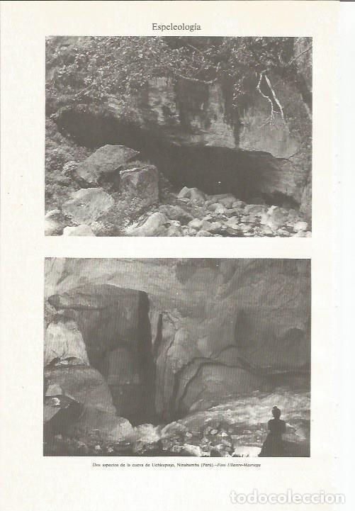 Otros art&iacute;culos de coleccionismo en papel: LAMINA ESPASA 36025: Cueva de Uchkupisjo en Ninabamba, Peru - Varios
