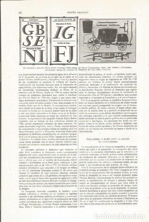 Otros art&iacute;culos de coleccionismo en papel: LAMINA ESPASA 36008: Dise&ntilde;os graficos de 1764 y 1772 - Varios