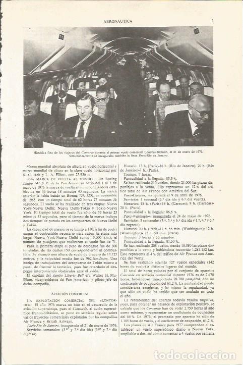 Otros art&iacute;culos de coleccionismo en papel: LAMINA ESPASA 35962: Viajeros del Concorde - Varios