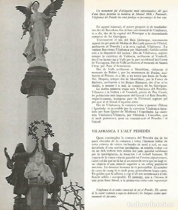 Otros art&iacute;culos de coleccionismo en papel: LAMINA 4392-46: Monumento en Vilafranca del Penedes, Barcelona - Josep Pla