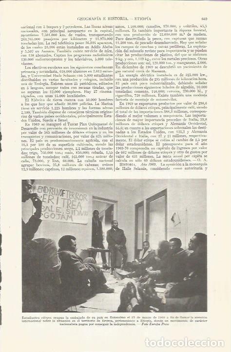 Otros art&iacute;culos de coleccionismo en papel: LAMINA ESPASA 36563: Estudiantes ocupando la embajada de Etiopia en Suecia - Varios