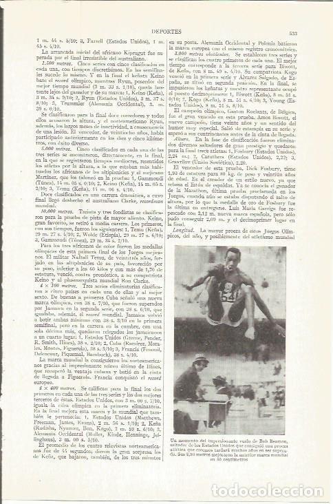 Otros art&iacute;culos de coleccionismo en papel: LAMINA ESPASA 36732: Salto de Bob Beamon - Varios