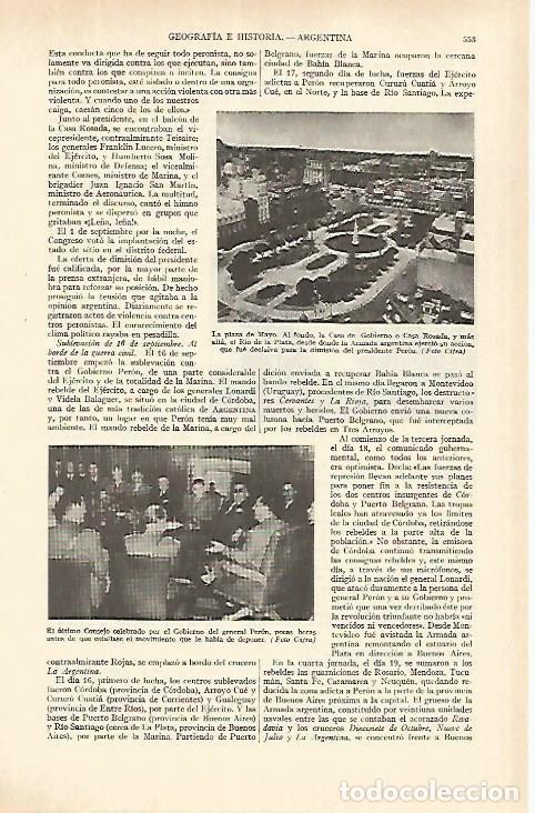 Otros art&iacute;culos de coleccionismo en papel: LAMINA ESPASA 26957: Plaza de Mayo de Buenos Aires - Varios