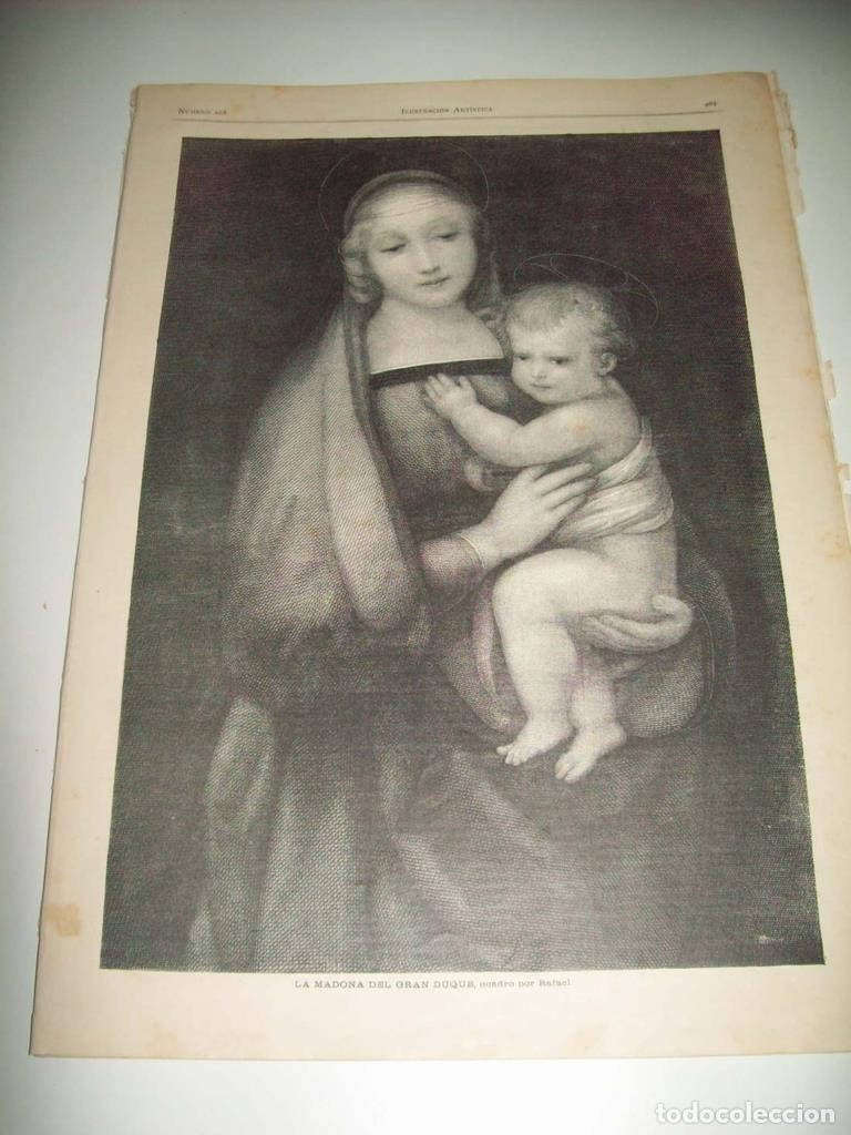 Otros art&iacute;culos de coleccionismo en papel: LAMINA ILUSTRACION ARTISTICA 19860: La madona del Gran Duque, por Rafael - Varios