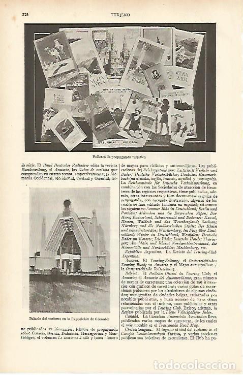 Otros art&iacute;culos de coleccionismo en papel: LAMINA ESPASA 12013: Folletos de propaganda turistica - Varios