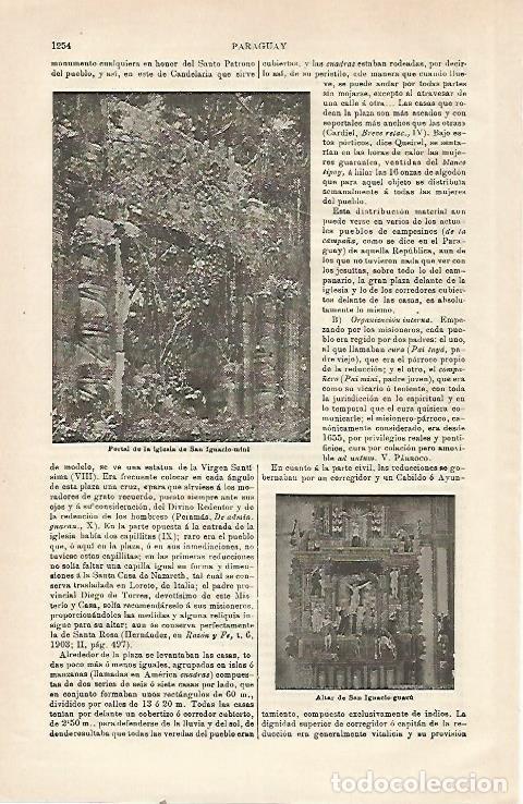 Otros art&iacute;culos de coleccionismo en papel: LAMINA ESPASA 23613: Portal de la Iglesia de San Ignacio Mini - Varios