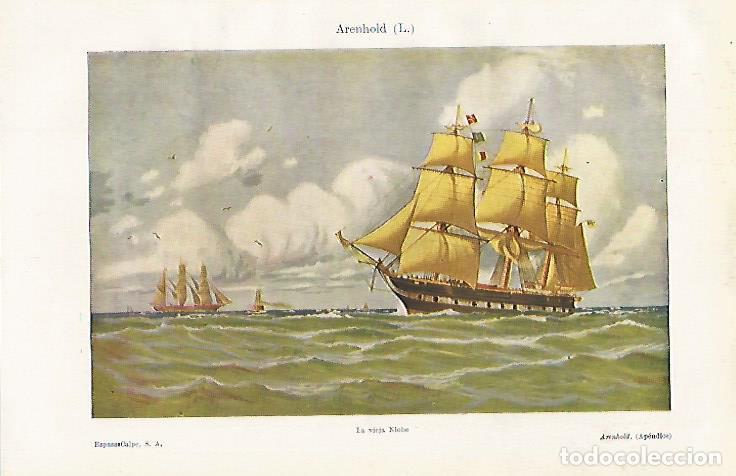 Otros art&iacute;culos de coleccionismo en papel: LAMINA ESPASA 19071: La vieja Niobe por L. Arenhold - Varios