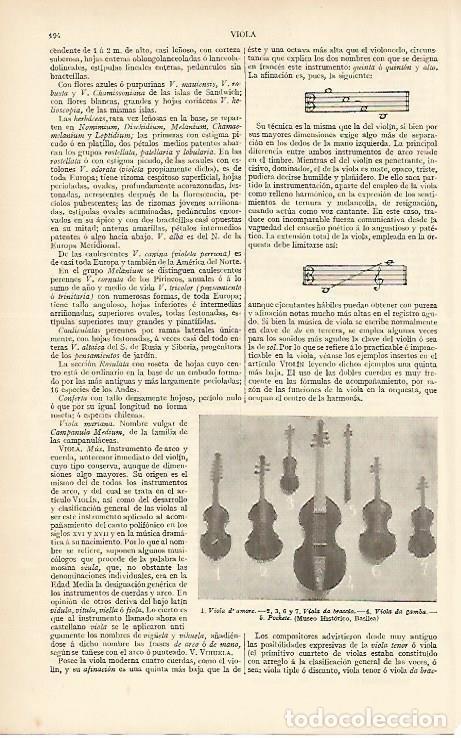 Otros art&iacute;culos de coleccionismo en papel: LAMINA ESPASA 4075: Violas - Varios Autores