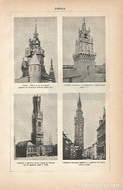 Otros art&iacute;culos de coleccionismo en papel: LAMINA ESPASA 5698: Atalaya - Varios Autores