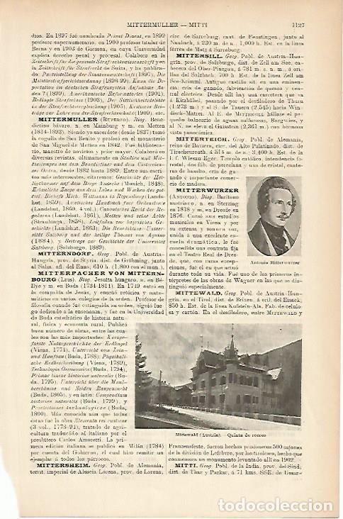 Otros art&iacute;culos de coleccionismo en papel: LAMINA ESPASA 5289: Finca de recreo en Mittewald Austria - Varios Autores