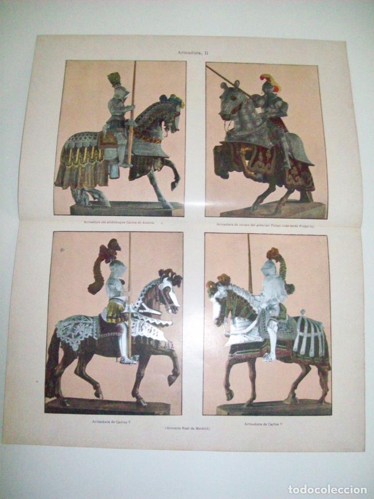 Otros art&iacute;culos de coleccionismo en papel: LAMINA ESPASA 5596: Armaduras de Carlos de Austria Felipe II y Carlos V - Varios Autores