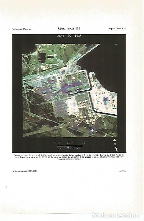 Otros art&iacute;culos de coleccionismo en papel: LAMINA ESPASA 27445: Central de Chernobyl - Varios