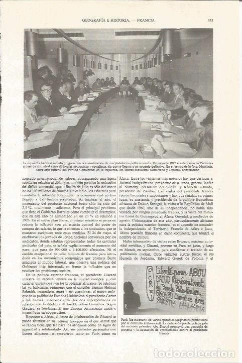 Otros art&iacute;culos de coleccionismo en papel: LAMINA ESPASA 34048: Reunion de partidos de izquierda en Paris - Varios