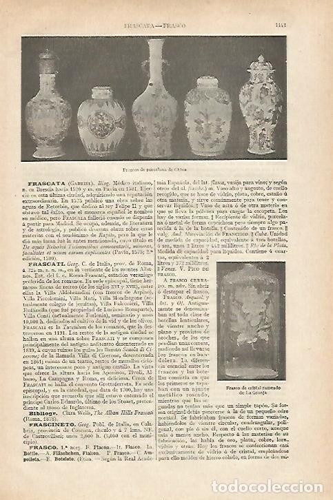 Otros art&iacute;culos de coleccionismo en papel: LAMINA ESPASA 27495: Frascos de porcelana de China - Varios