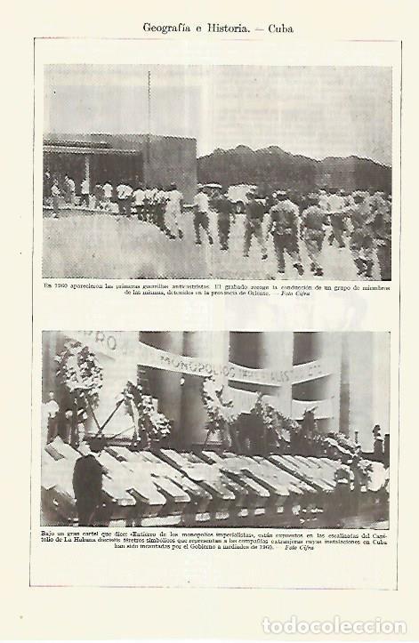 Otros art&iacute;culos de coleccionismo en papel: LAMINA ESPASA 27678: Guerrillas anticastristas de Cuba - Varios