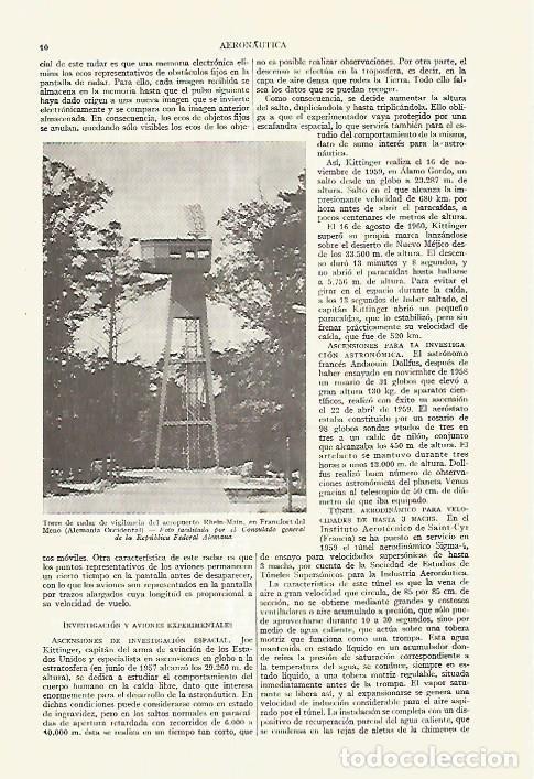 Otros art&iacute;culos de coleccionismo en papel: LAMINA ESPASA 27606: Torre de radar en Frankfurt del Meno - Varios