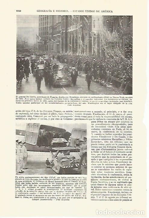 Otros art&iacute;culos de coleccionismo en papel: LAMINA ESPASA 27698: De Gaulle desfila por Brodway - Varios