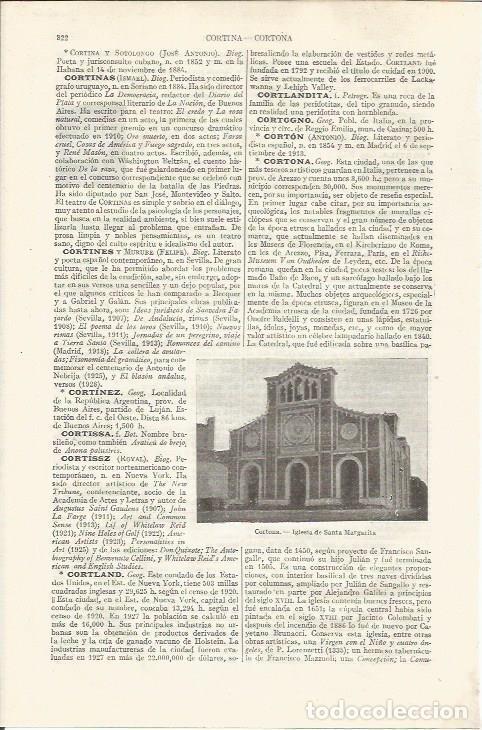 Otros art&iacute;culos de coleccionismo en papel: LAMINA ESPASA 34909: Iglesia de Santa Margarita, en Cortona - Varios
