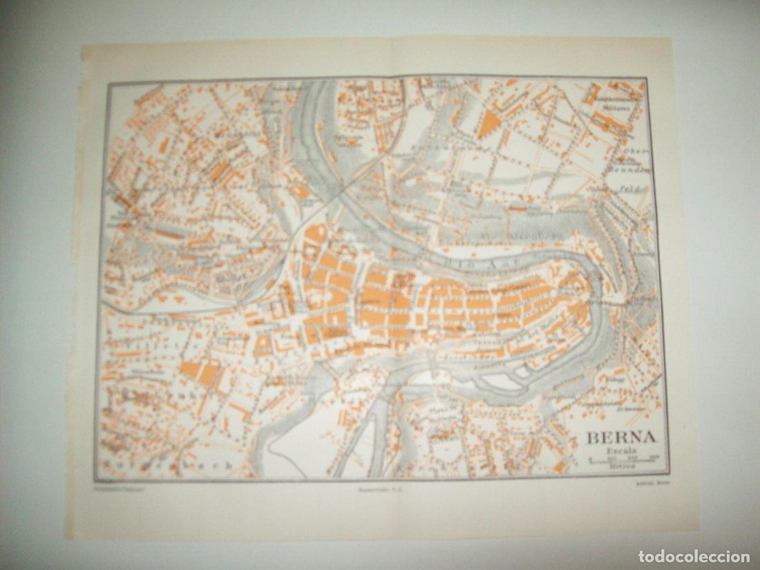 Otros art&iacute;culos de coleccionismo en papel: LAMINA ESPASA 34468: Plano de Berna - Varios