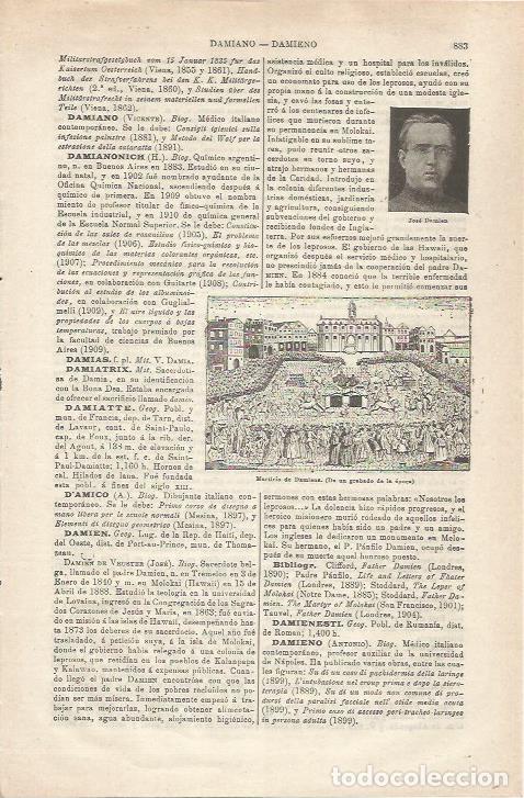 Otros art&iacute;culos de coleccionismo en papel: LAMINA ESPASA 34834: Martirio de Damiens - Varios
