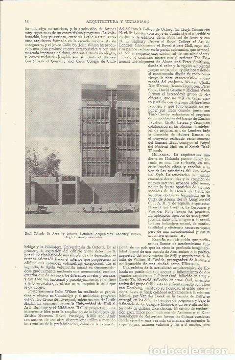 Otros art&iacute;culos de coleccionismo en papel: LAMINA ESPASA 35715: Real Colegio de Artes y Oficios en Londres - Varios