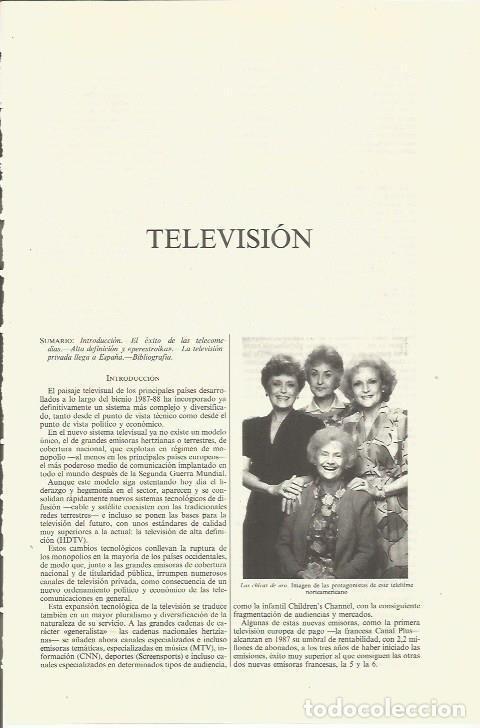 Otros art&iacute;culos de coleccionismo en papel: LAMINA ESPASA 35442: Television. Las chicas de oro - Varios
