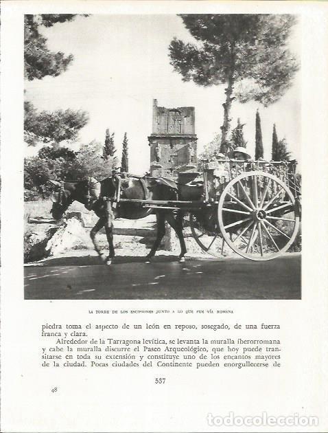Otros art&iacute;culos de coleccionismo en papel: LAMINA 21752: Torre de los Escipiones en Tarragona - Josep Pla