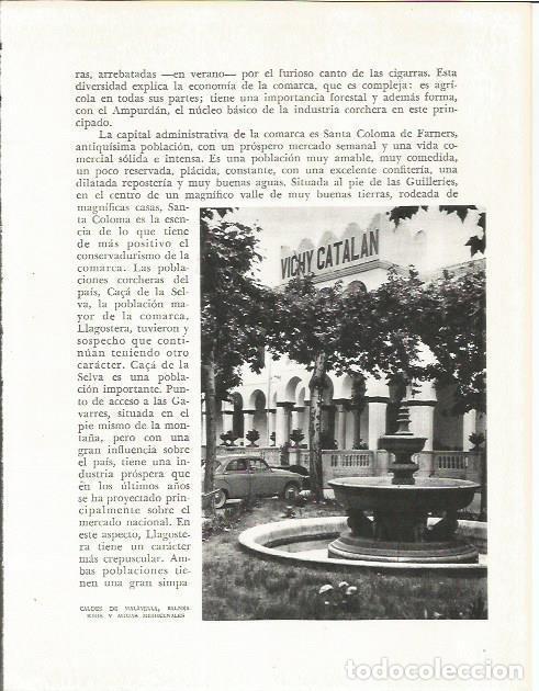 Otros art&iacute;culos de coleccionismo en papel: LAMINA 21561: Balneario de Vichy Catalan en Caldes de Malavella - Josep Pla