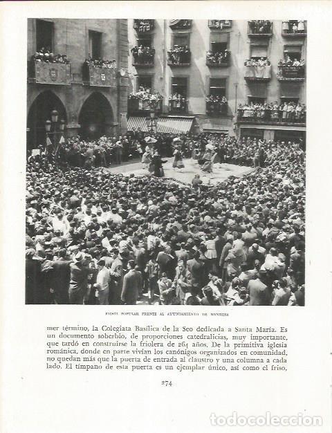 Otros art&iacute;culos de coleccionismo en papel: LAMINA 21648: Fiesta popular en Manresa - Josep Pla