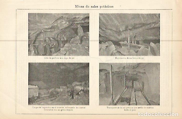 Otros art&iacute;culos de coleccionismo en papel: LAMINA ESPASA 10598: Minas de sales potasicas - Varios
