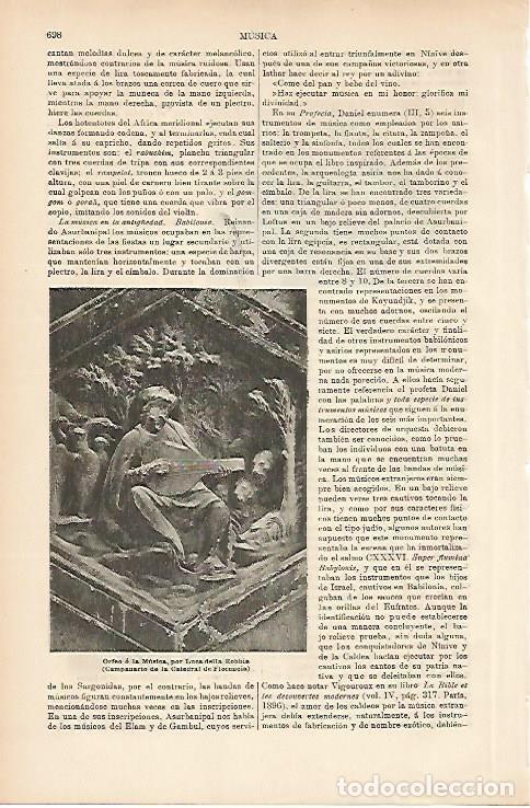 Otros art&iacute;culos de coleccionismo en papel: LAMINA ESPASA 10428: Orfeo por Lucca della Robbia - Varios