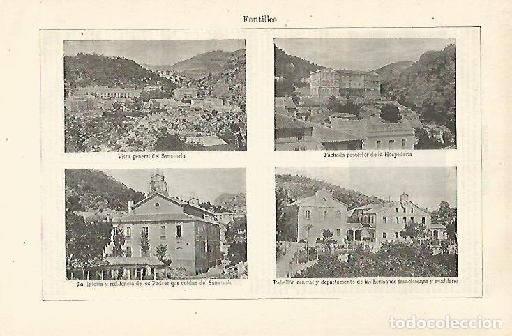 Otros art&iacute;culos de coleccionismo en papel: LAMINA ESPASA 28552: Vistas de Fontiles - Varios