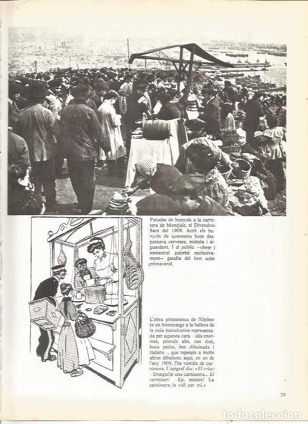 Otros art&iacute;culos de coleccionismo en papel: LAMINA 20673: Paradas de bu&ntilde;uelos en Montjuic - Edmon Valles