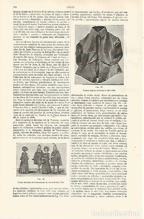 Otros art&iacute;culos de coleccionismo en papel: LAMINA ESPASA 28793: Casaca inglesa del 1620 - Varios