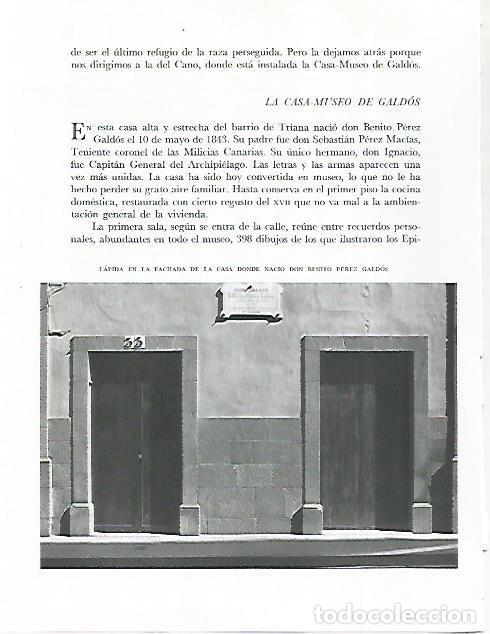 Otros art&iacute;culos de coleccionismo en papel: LAMINA 10237: Casa natal de Benito Perez Galdos - Claudio de la Torre