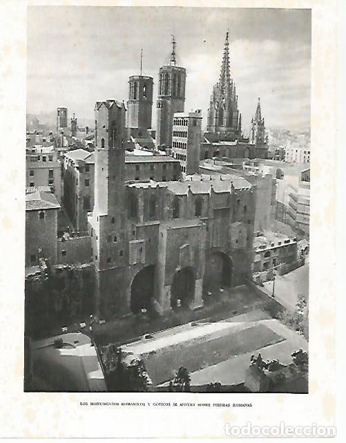 Otros art&iacute;culos de coleccionismo en papel: LAMINA 10454: Barrio Gotico de Barcelona - Josep Pla