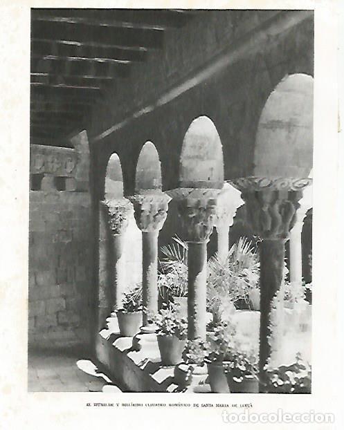 Otros art&iacute;culos de coleccionismo en papel: LAMINA 10528: Claustro de Santa Maria de Llu&ccedil;a - Josep Pla