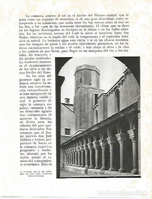 Sammelleidenschaft Andere Papierartikel: LAMINA 10588: Catedral de la Seu d Urgell - Josep Pla