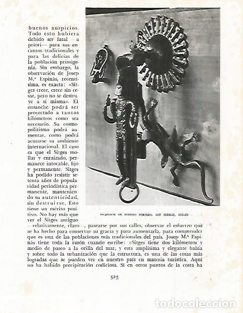 Otros art&iacute;culos de coleccionismo en papel: LAMINA 10652: Picaporte de Cau Ferrat en Sitges - Josep Pla