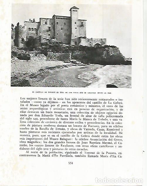 Otros art&iacute;culos de coleccionismo en papel: LAMINA 10657: Castillo de Tamarit - Josep Pla