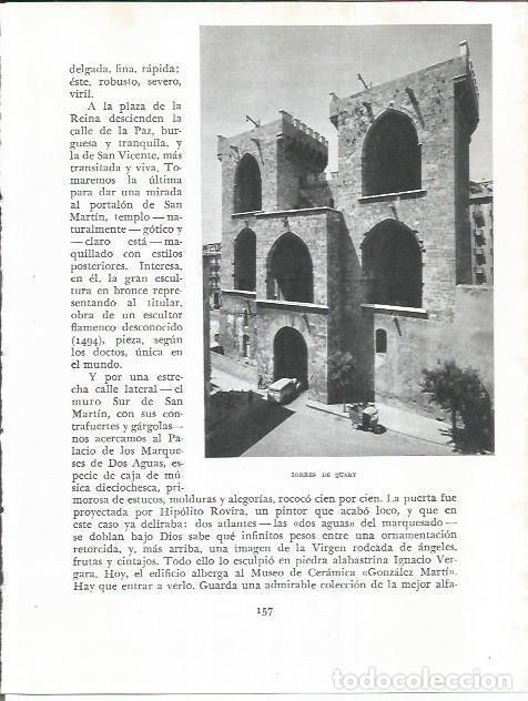 Otros art&iacute;culos de coleccionismo en papel: LAMINA 21840: Torres de Quart en Valencia - Joan Fuster