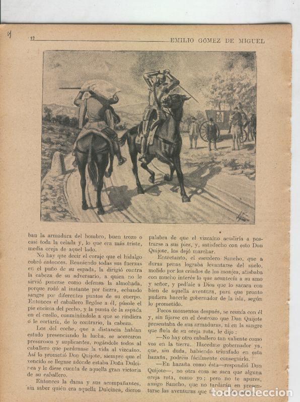Otros art&iacute;culos de coleccionismo en papel: Las famosas aventuras de Don Quijote lamina 04 - Varios